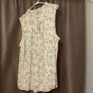 Loft plus sleeveless blouse- NWT